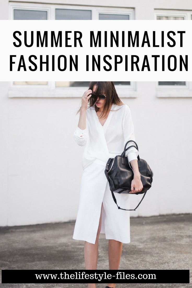 Minimalist fashion inspiration: Summer - The Lifestyle Files